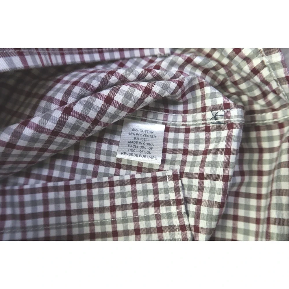 University of South Carolina Gamecocks Gingham Button Down Shirt Men's L - Picture 5 of 8